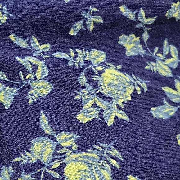 🛍Free People Womens M Dinner Party‎ Blouse Floral Button Back Split Front Boho - Picture 7 of 9